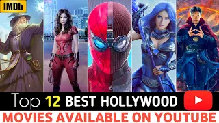 TOP 12 Best & New Hindi Dubbed Hollywood Movies | Available On YouTube