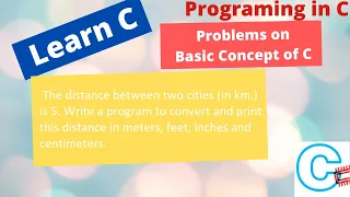 A program to convert and print this distance in meters, feet, inches and centimeters.