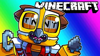 Minecraft Funny Moments - Blowing up TNT House and Fighting Huggy Wuggy Boss