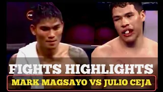 MARK MAGSAYO VS JULIO CEJA FULL FIGHT KNOCKOUTS HIGHLIGHTS COMPARISONS