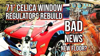 Toyota celica TA22 2TG episode 21 Window regulator, paint prep, fiberglass work and interior removal