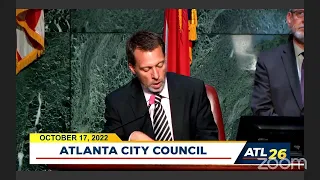 #Atlanta City Council Meeting: October 17, 2022 #atlpol