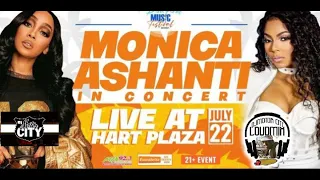 #Detroit #RiverFront #HartPlaza 2023 concert  @DJMOTORCITY #itsdatloudshow @ashanti @monicadenise