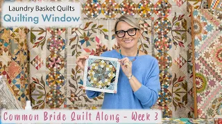 Common Bride Quilt Along - Week 3 - How to make Eight Point Stars Cont. - Free Tutorial, SEW Simple!