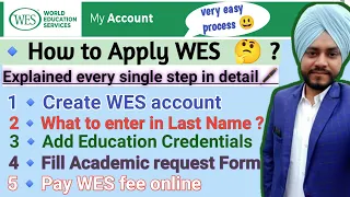 How to apply WES | step by step explained |for immigration purposes IRCC 🇨🇦|@Hundal22Youtube