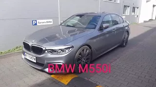 BMW M550i acceleration 0-100 km/h 462 HP G30 2017