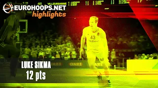 Luke Sikma (12 points) Highlights vs. LDLC ASVEL Villeurbanne