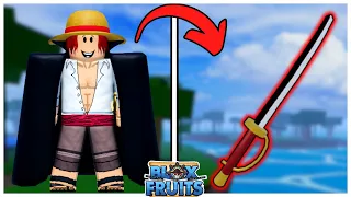 COMMENT AVOIR L'ÉPÉE DE SHANKS SUR BLOX FRUITS ! (Roblox)