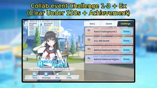 [Blue Archive] A certain Scientific Record of Youth Challenge 1-3 + Ex (3 stars + Achievement Clear)