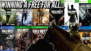 WINNING A FREE FOR ALL In EVERY CoD In 2021...