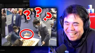 Hikaru reacts to THAT handshake - FIDE World Cup