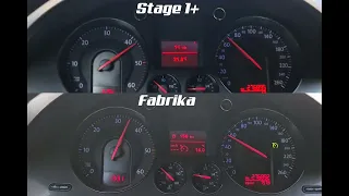 VW Passat B6 1.9 TDI 77 kw  Stage 1+  0-100 kmh Chip tuning SPEED