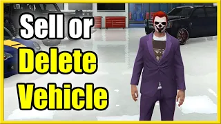 How to Sell Vehicles or Delete Cars to Clear up Garage Space GTA 5 Online (Fast Method!)