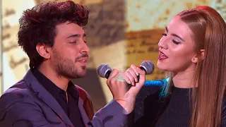 ¿Fueron Tini y Yatra? Lizardo Ponce y Lucía Villar cantaron "Cristina" en Cantando 2020