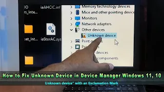 How to Fix Unknown Device in Device Manager Windows 11, 10