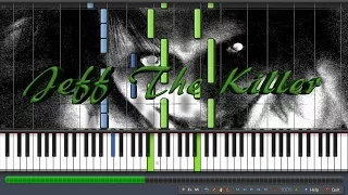 Sweet Dreams ( Jeff The Killer Theme Cover ) V 2.0 Remaster | Piano Tutorial Synthesia