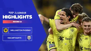 Wellington Phoenix v Macarthur FC - Highlights | Isuzu UTE A-League 2023-24 | Round 26