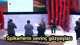 azeri spiker ağlıyor