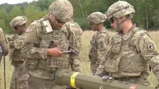 173rd Airborne Brigade conduct TOW shooting