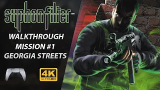Syphon Filter Gameplay Walkthrough [PS5] Part 1 Mission 1 Georgia Street