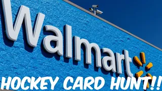 Walmart card hunt!! Hockey card Hunting at Walmart Opening hockey card packs and Blasters