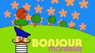 Bonjour Monsieur : animated music video : MrWeebl