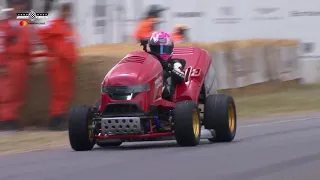 Самая быстрая в мире газонокосилка — Honda Mean Mower