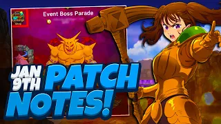 Global Patch Notes! Kimara Event Boss and Missions Event! | Seven Deadly Sins: Grand Cross