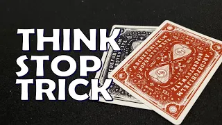 Card Magic Trick: "Think Stop!" Card trick Explained