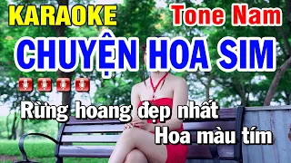 Chuyện Hoa Sim Karaoke Tone Nam Karaoke ( Beat Hay ) Huỳnh Lê