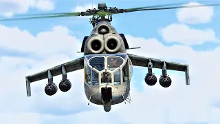 Rocket Salvo Close Air Support || Mi-24A HIND (War Thunder)