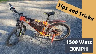 DIY 1500w Ebike Tips *watch before building