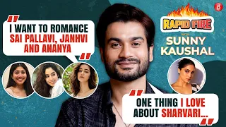 Sunny Kaushal's fun RAPID FIRE on brother Vicky Kaushal, Katrina Kaif, Sharvari Wagh, Janhvi Kapoor