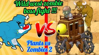 Oggy vs wild west Zombie Boss !!!😢