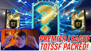 PREMIER LEAGUE TOTSSF PACKED! 15X 82+ UPGRADES! FIFA 20 ULTIMATE TEAM