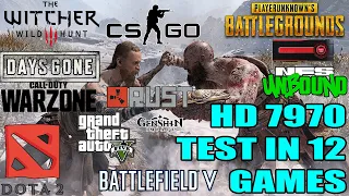 HD 7970 : Test in 12 Games in 2023