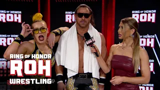 Johnny TV & Taya Valkyrie sent a message to Dalton Castle | #ROH TV 12/21/23