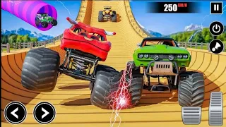 Monster Truck High Speed Jumps & Crashes - Impossible Monster Stunts - BeamNG Drive - Android Games