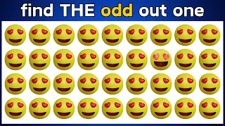 Find The Odd Emoji Out to Win this Quiz! | Odd One Out Puzzle | Find The Odd Emoji