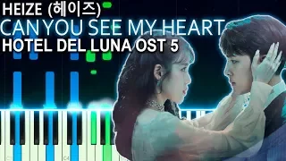 Hotel Del Luna OST 5 - Can you see my heart - HEIZE (헤이즈) 내 맘을 볼수 있나요 Piano Cover [호텔 델루나 OST 5] V2