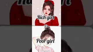 💫rich girl vs poor girl ✨heels👠 dress👗 makeup💄 purse👛 etc #shorts #foryou