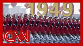 China shows off military in anniversary parade