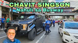 Chavit Singson at ang kanyang Convoy, Dumaan sa Busway Natikitan!