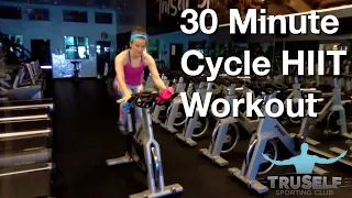 30 Minute Indoor Cycling HIIT Workout with Bety at TruSelf Sporting Club