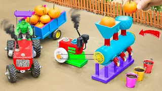 Diy tractor making  Automatic Orange Juice Machine | Diy Modern Agriculture Machines | @Sunfarming