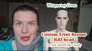 Making custom Trent Reznor BJD doll head for 5th Motif Timeless Venitu body