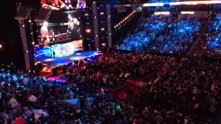 Roman Reigns getting booed at 2016 WWE Hall Of Fame