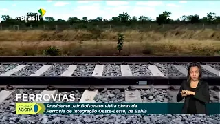 Presidente visita obras de ferrovia na Bahia
