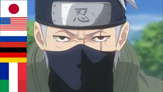 Kakashi’s voice in 6 different languages | Naruto Multilanguage