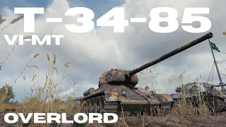 World of Tanks Replays - T-34-85 - 3.6k damage in tier 6 - 11 kills